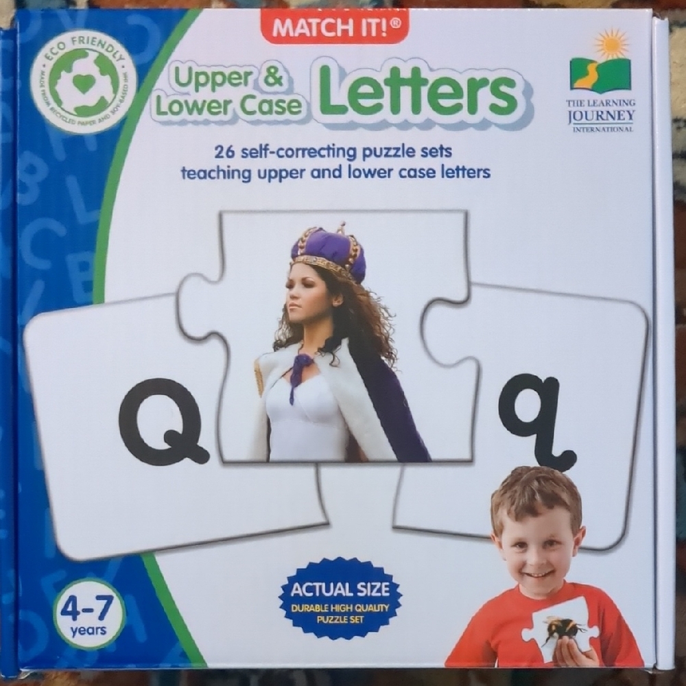 Match It! Upper & Lower Case Letters Puzzle